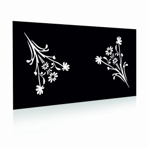 Panel ogrodzeniowy 2D motyw rośliny1500
