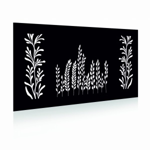 Panel ogrodzeniowy 2D motyw rośliny1600
