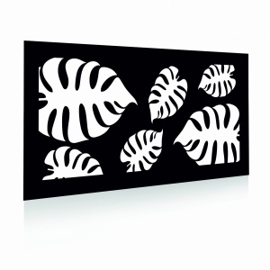 Panel ogrodzeniowy 2D motyw rośliny1800