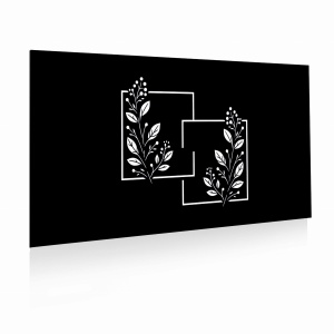 Panel ogrodzeniowy 2D motyw rośliny3400