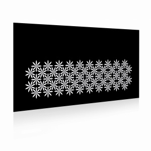 Panel ogrodzeniowy 2D motyw rośliny3700