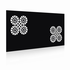 Panel ogrodzeniowy 2D motyw rośliny4200