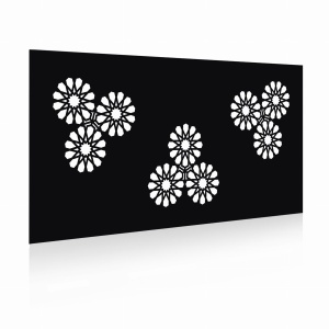 Panel ogrodzeniowy 2D motyw rośliny4300