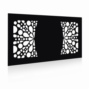 Panel ogrodzeniowy 2D motyw rośliny4700