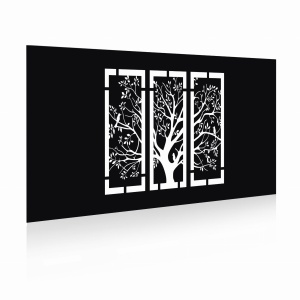 Panel ogrodzeniowy 2D motyw rośliny5000