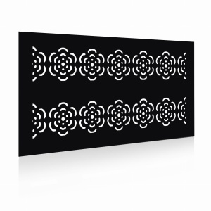 Panel ogrodzeniowy 2D motyw rośliny5300