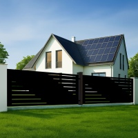 panel-ogrodzeniowy-indywidualny-wymiar-producent-RAL-mat-czarny-metalowy.jpg