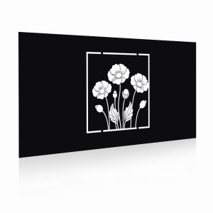 Panel ogrodzeniowy 2D motyw rośliny5600