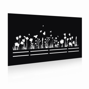 Panel ogrodzeniowy 2D motyw rośliny5700