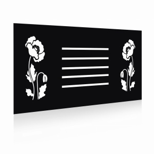 Panel ogrodzeniowy 2D motyw rośliny6400