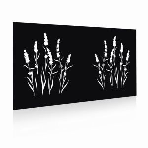 Panel ogrodzeniowy 2D motyw rośliny6800