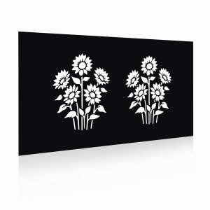 Panel ogrodzeniowy 2D motyw rośliny7400