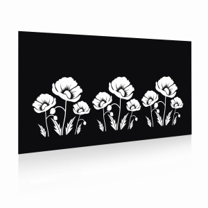 Panel ogrodzeniowy 2D motyw rośliny7500