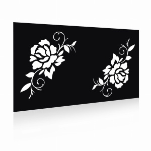 Panel ogrodzeniowy 2D motyw rośliny7800