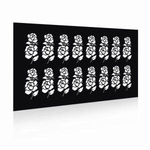 Panel ogrodzeniowy 2D motyw rośliny7900