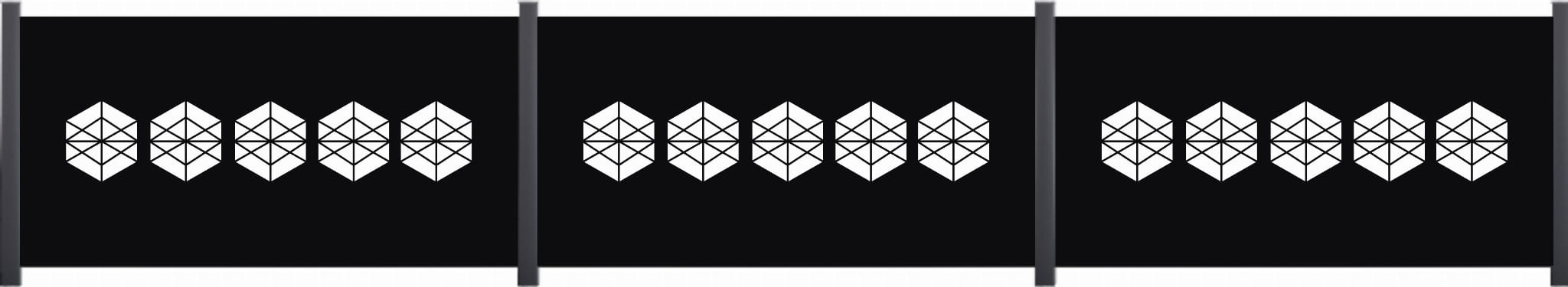 Panel Przęsło ogrodzeniowe wycinane laserowo na wymiar. Metal, Aluminium, Ocynk. Kolor czarny, szary, zielony, brązowy, paleta RAL